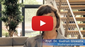 Im Video: Prof. Dr. Gudrun Glowalla erklärt das Master-Fernstudium Wirtschaftspsychologie.